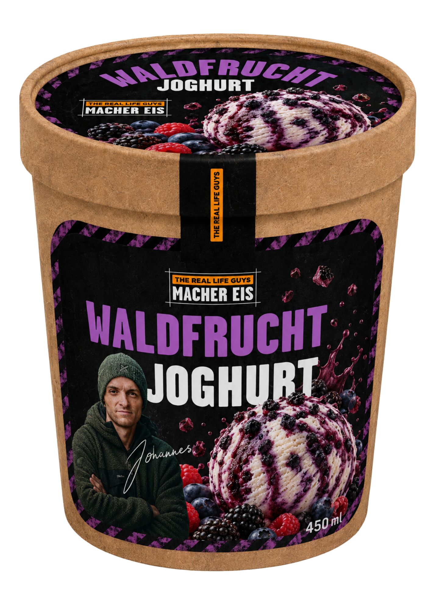 Macher Eis Waldfrucht Joghurt