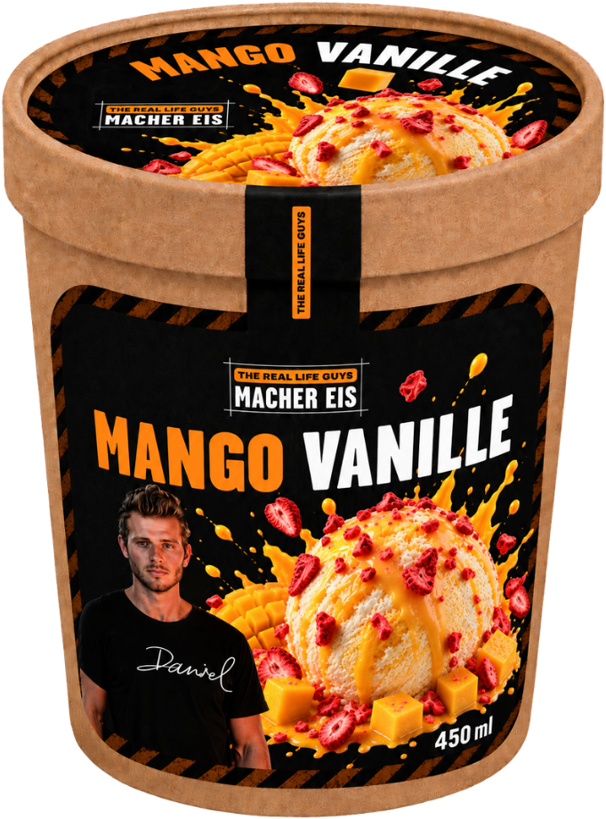 Macher Eis Mango-Vanille